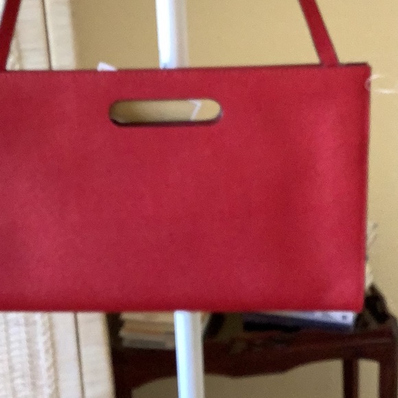 MK Leather Tilda Red Clutch ❤️❤️ NWT - Picture 5 of 10